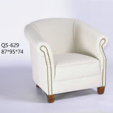 Good Quality Elegant Leather Sofa Chair (629)