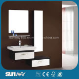 Modern Design Solid Wood Bathroom Mirror Cabinet Sw-Wd0052W