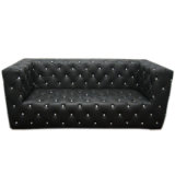 New Classic Style Leather Sofa for Living Room