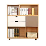 Cheap Modern Wooden Color Simple Bookcase