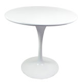 Small Round Kitchen Tulip Dining Table Setting