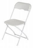 Popular White Plastic Folding Chair for Party Dining