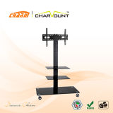 High Quality 3 Tiers Tempered Glass TV Stand Fireplace (CT-FTVS-F203B)