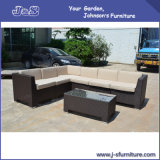 PE Flat Wicker Outdoor Patio Sectional Furniture, Garden Rattan Sofa Chair Set (J409)