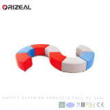Orizeal S Shaped Fabric Modular Sofa (OZ-OSF030)