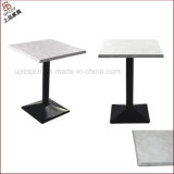 Cafe Cast Iron Base Moulded Board Werzalit Top Restaurant Table (SP-RT478)