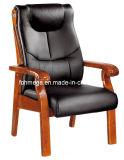 Black Leather Meeting Table Chair (FOH-F12)