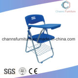 Color Selection Floding Furniture Basket Office Training Chair with Writing Pad