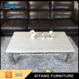 Living Room Furniture Marble and Metal Coffee Table