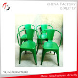 Hotel Banquet Spalling Painting Effect Green Armrest Chair (TP-18)