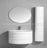 Semi-Circle PVC Bathroom Cabinet with Side Vanity