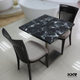 Restaurant Furniture Solid Surface Artificial Marble Dining Table