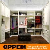 Oppein Modern Cream Matte Lacquer Walk in Closet Wardrobe (YG91519)