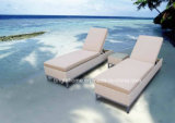 Outdoor Lounge/ Sun Lounger with Wheeels