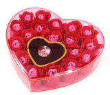 Luxury Romantic Clear Acrylic Plastic Rose Flower Box