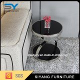 Restaurant Furniture Two Layer MDF Metal Side Table