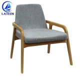 Wood Imitation Chair with Armrest