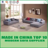 Italian Living Room Furniture Linen Fabric Sectional Sofa