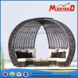 Hot Sale Modern Design Outdoor Rattan Daybed with Canopy