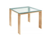 Gold Elle Square Dining Table