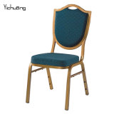 Special Back Green Fabric Aluminum Banquet Chair (YC-B86)