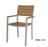 Wholesale Plastic Timber Outdoor Leisure Cafe Chair (PWC-313)