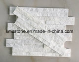 10*40cm White Quartzite Slim Stone Culture Stone Hhsc10X40-005