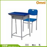 Single Student Desk and Chair; School Furniture, School Table (OM-01+KZ01)