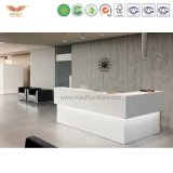 Modern Office Reception Desk Design Curved Office Counter Table