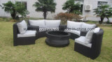 Elegant Design Patio Leisure Garden Hotel Lounge Outdoor Circular Rattan Sofa Furniture