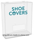 Wholesale Acrylic Plastic Shoe Covers Labeled Small Apparel Dispenser