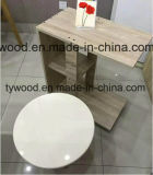 Desk Combination Wood Table Stool Coffee Shop Furniture