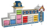 Children Furniture Wholesale Kid's Bookshelf Cabinet for Storage