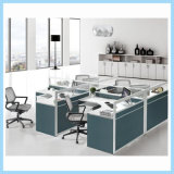 Aluminium Frame Glass Modern Executive Desk