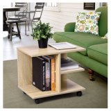 Modern Bedside End/Coffee Table with Storage Shelf
