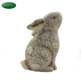 Ceramic Stone Painting Animal Rabbit Garden Statues