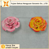 Wholesale Handmade Small Ceramic Flowers Craft for Decoration