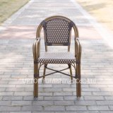 Outdoor Aluminum Rattan French Bistro Chairs (SP-OC429)
