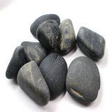 Factory Offer Polished Black Pebble Stone Price
