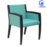 Manufacture Hotel Hall Dining Furniture Metal Durable Frame Comfortable Chair