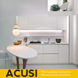 Customized Lacquer White Wood Modern Kitchen Cabinet (ACS2-L119)