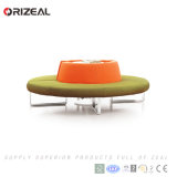 Orizeal Living Room Furniture Design Modular Round Sofa Sectional with Stainless Steel Frame (OZ-OSF021)