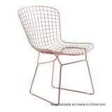 Fashionable Metal Wire Modern Mesh Bend Side Chair for Restaurant