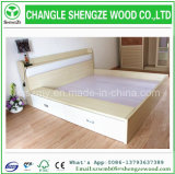 New Design Bedroom Melamine Wooden Bed
