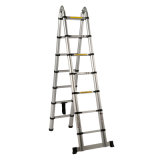 High Quality Aluminum 4.4m Telescopic Ladder with 14 Steps