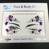 Bohemia Tribal Style 3D Crystal Sticker Body Face and Eye Jewels Forehead Stage Decor Temporary Tattoo Sticker (SR-54)