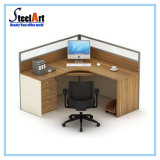 Office Furniture Wooden 120 Degree Office Workstation