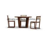 Wooden Furniture Dining Room Round Table (E-20)