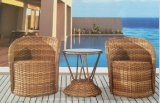 Wicker Outdoor Furniture Rattan Chair and Rattan Table