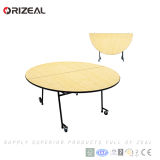 Orizeal Folding Dining Table with Four Casters